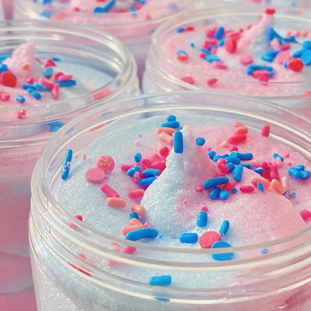 Cotton Candy Whipped Sugar Scrub